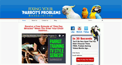 Desktop Screenshot of birdtricks.com